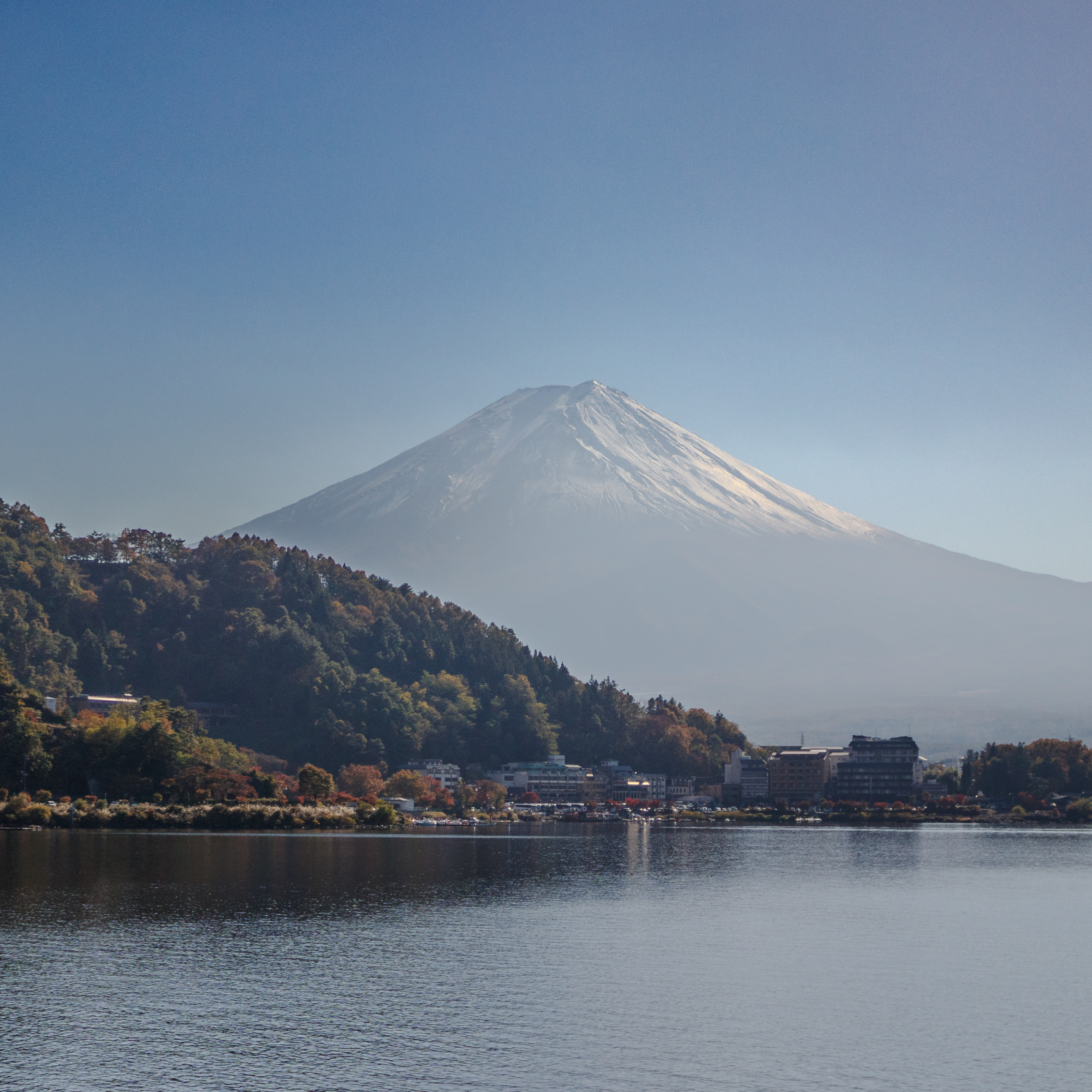 Mt Fuji over Lake Kawaguchi